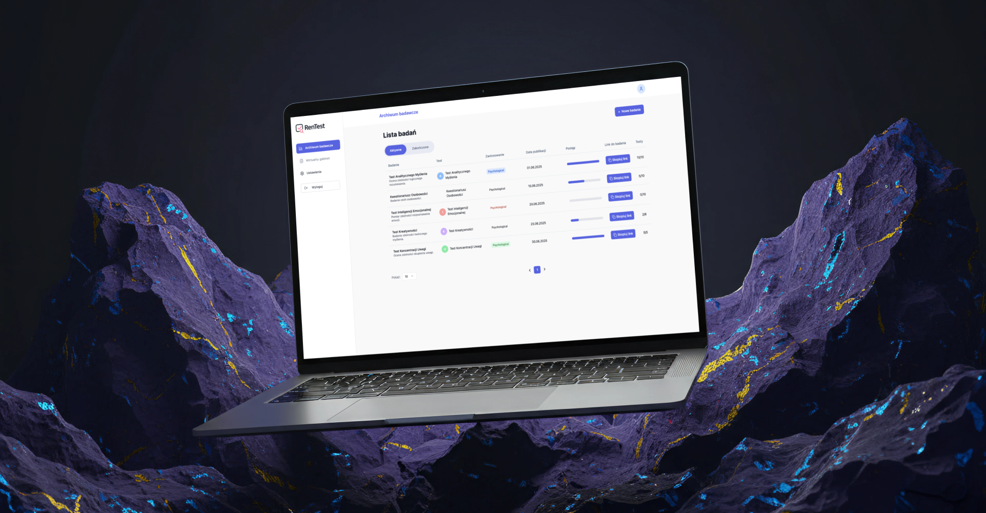 Rentest Platform Showcase