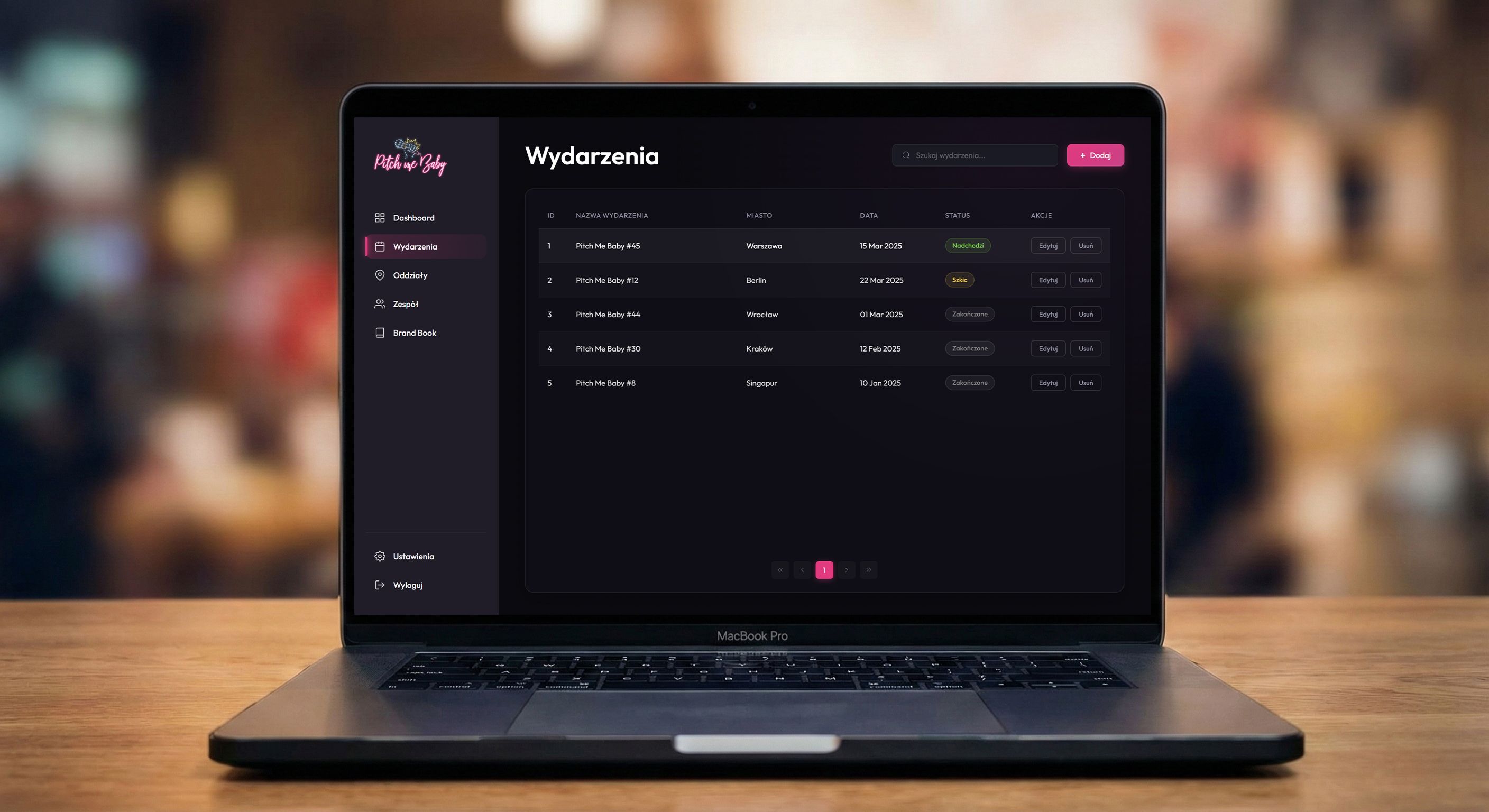 Pitch Me Baby - Prezentacja platformy