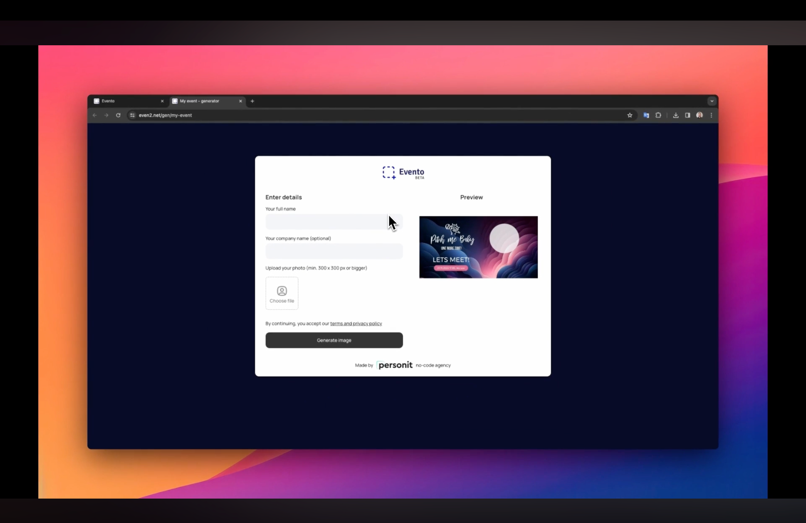 Evento Platform Features