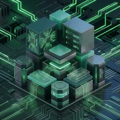 Modern company architecture illustration in 2026